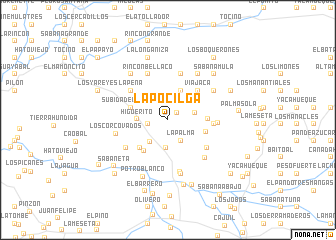 map of La Pocilga