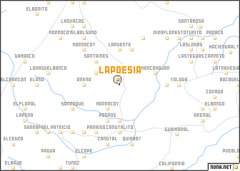 map of La Poesía