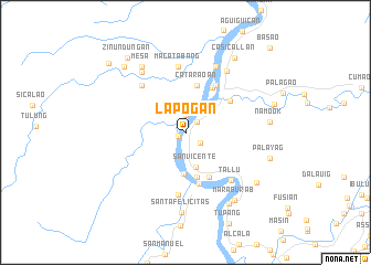 map of Lapogan