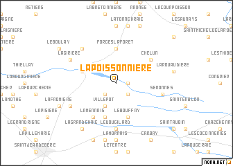 map of La Poissonnière