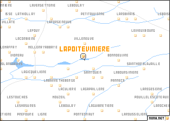 map of La Poitevinière