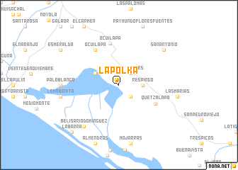 map of La Polka