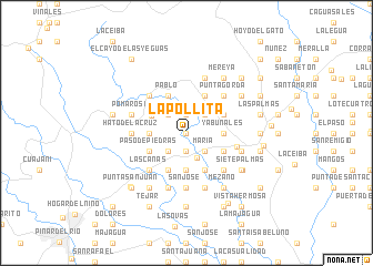 map of La Pollita