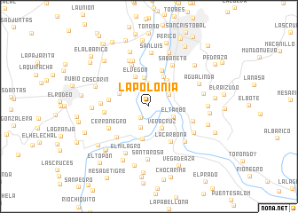 map of La Polonia