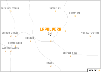 map of La Pólvora