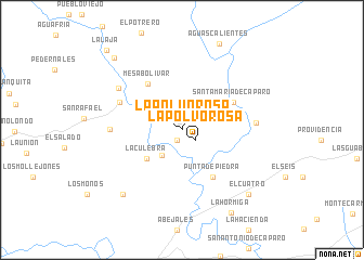 map of La Polvorosa
