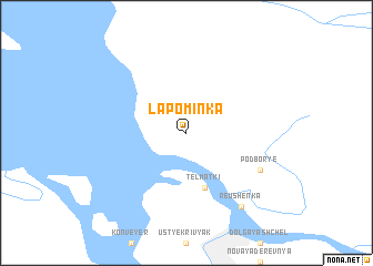 map of Lapominka