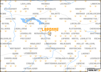 map of La Pomme