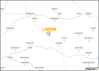 map of Laponé