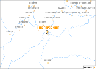 map of Laponsaman