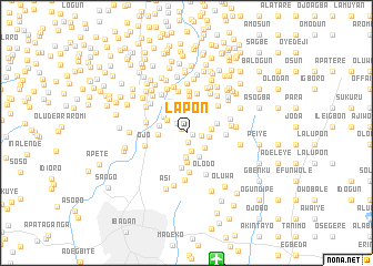 map of Lapon