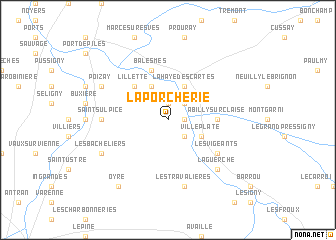 map of La Porcherie