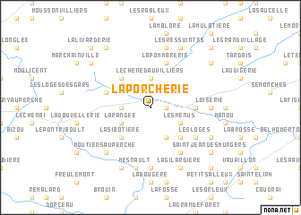 map of La Porcherie