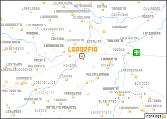map of La Porfía