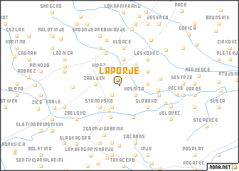 map of Laporje