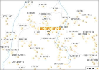 map of La Porquera