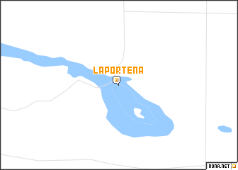 map of La Porteña