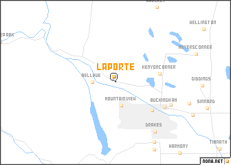 map of Laporte