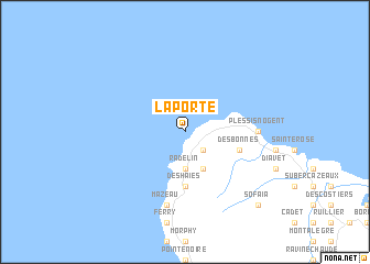 map of Laporte