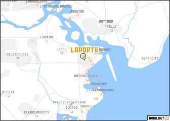 map of La Porte