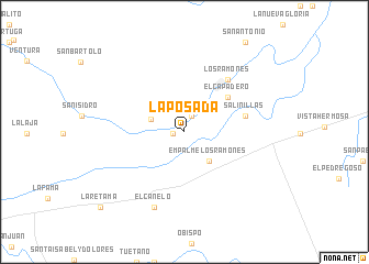 map of La Posada