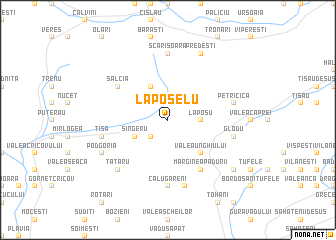 map of Lăpoşelu