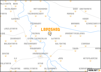 map of Laposhad