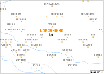 map of Laposhikha