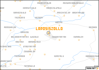 map of Laposiszőllő