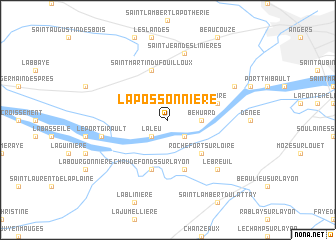 map of La Possonnière