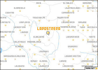 map of La Postrera
