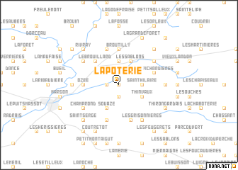 map of La Poterie