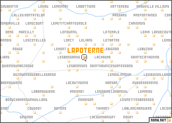 map of La Poterne