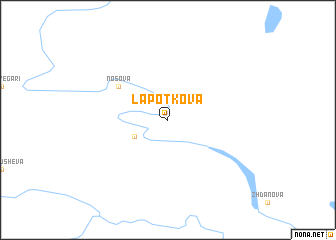 map of Lapotkova