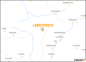 map of La Potranca