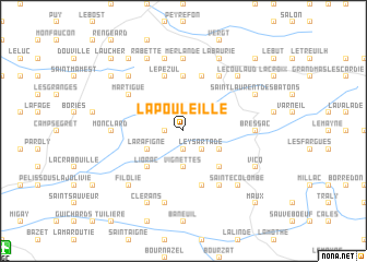 map of Lapouleille