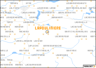 map of La Poulinière