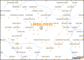 map of La Poulinière