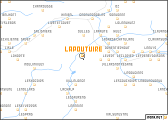 map of La Poutuire