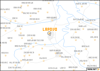 map of Lapovo