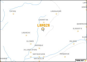 map of La Poza