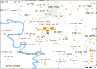 map of Lappans