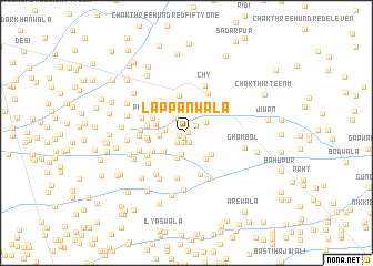 map of Lappānwāla