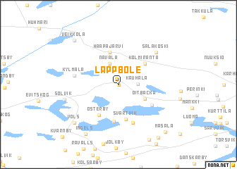 map of Lappböle