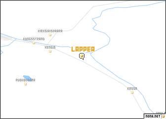 map of Lappea