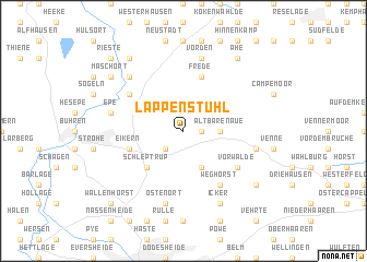 map of Lappenstuhl