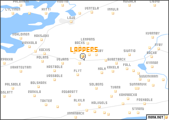 map of Lappers