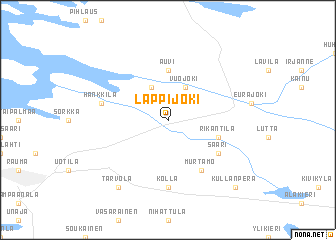 map of Lappijoki