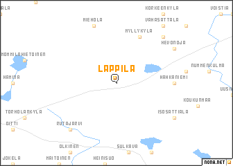 map of Lappila