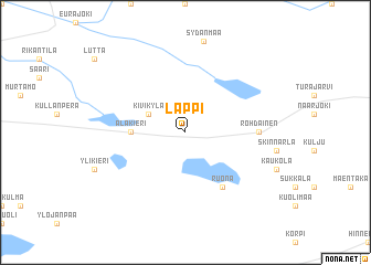 map of Lappi